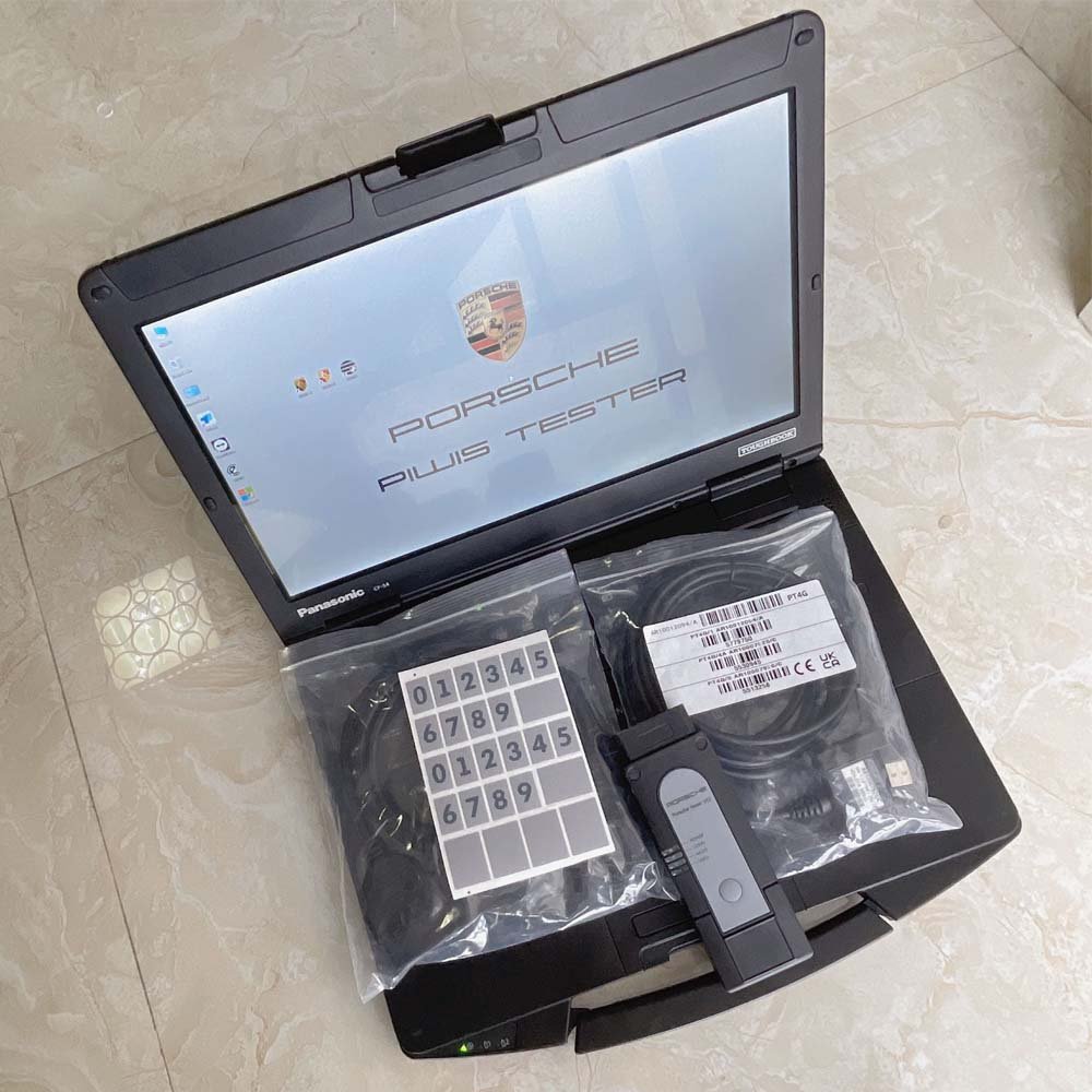 Porsche Piwis Tester 4 Piwis IV Diagnostic Tool Plus Panasonic CF54 Laptop With V42.950.030 Software - Image 11