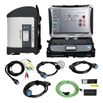 MB SD Connect C4 DOIP Star Diagnosis Tool Plus Panasonic CF19 I5 4GB Laptop With Vediamo And DTS Engineering Software V2025.03