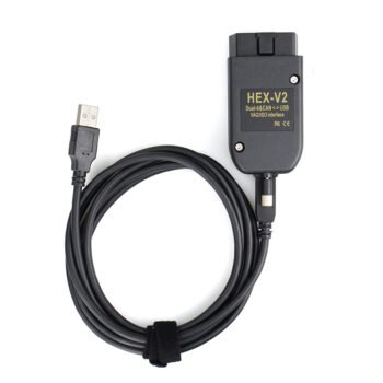 V2025.03 VAG COM VCDS HEX V2 Intelligent Dual-K & CAN USB Interface for VW AUDI Skoda Seat