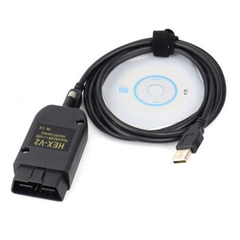 V2025.03 VAG COM VCDS HEX V2 Intelligent Dual-K & CAN USB Interface for VW AUDI Skoda Seat