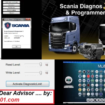 Heavy vehicles Trucks buses Diagnostic and Programming Software DDDL JohnDeer Actia Mult-idiag SDP3