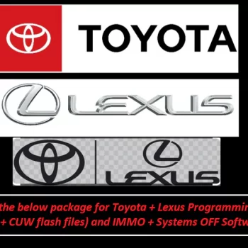 Toyota + Lexus and many other brands Stock files (bin and CUW Flash) files and Systems Editors Software