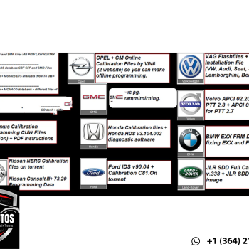 Calibration + Flashing Database Files – Ultimate Automotive ECU Programming Pack