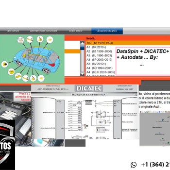 Data Spin + DICATEC + Elsawin + AutoData + ViViD Workshop + EPC Software + Parts Catalogue