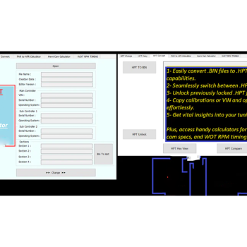 BIN to HPT Converter + HPT File Editor – Unlock, Convert & Optimize Your Tuning Experience