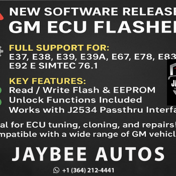 🚨 NEW RELEASE: GM ECU Flasher Software