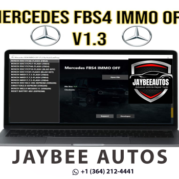 🚀 MB FBS4 TOOL v1.3 – Mercedes IMMO & Virgin Master Tool