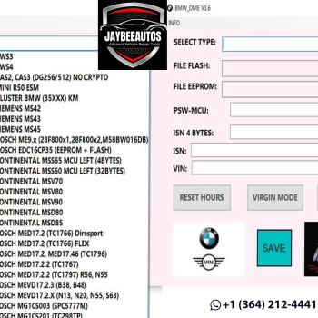🚗 BMW DME V3.6 IMMO Tool – Powerful & Affordable ECU Solution 🔧