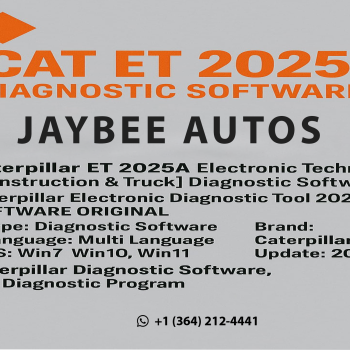 ⚡ CAT ET 2025 Diagnostic Software – Original Caterpillar Electronic Technician 2025A