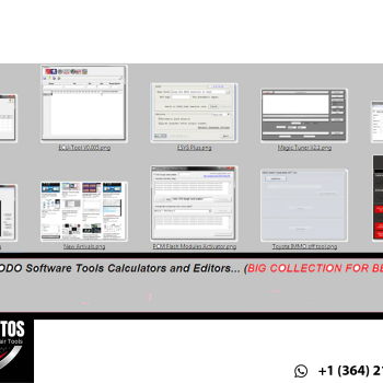 ECU IMMO ODO Software Tools, Calculators & Editors – The Ultimate Automotive Software Mega Pack