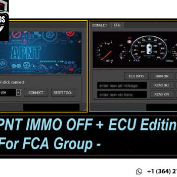 FCA APNT IMMO OFF + ECU Editing Software