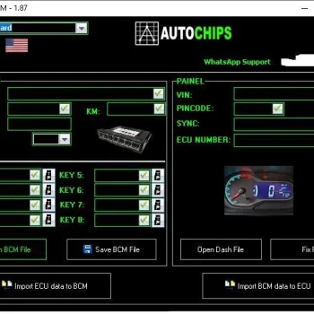 GM AutoChips BLACK V1.87 – Advanced ECU & Dashboard Repair Software