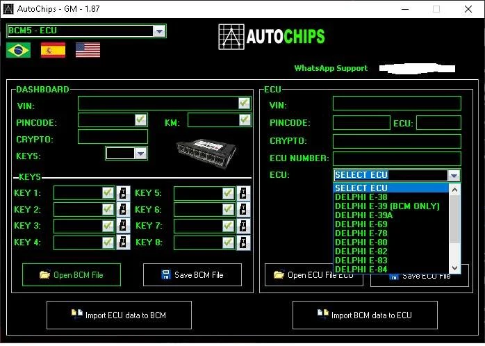 GM AutoChips BLACK V1.87 – Advanced ECU & Dashboard Repair Software - Image 3