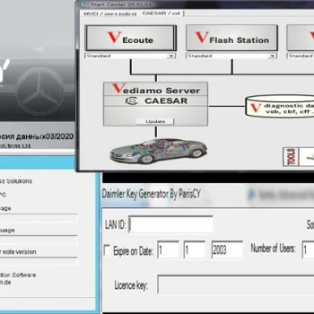 Mercedes-Benz Full Software + Manuals + Wiring Diagrams (Xentry, Vediamo, DTS Monaco, Developer Mode, EWD/TIS/ETM)