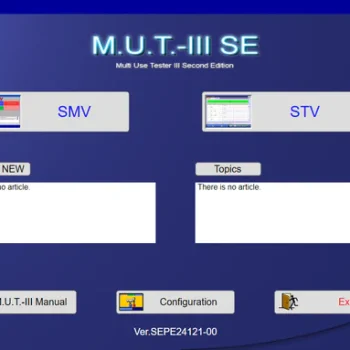Mitsubishi SEPE (MUT3-SE 2024.12) – Flash Programming & Diagnostics Software