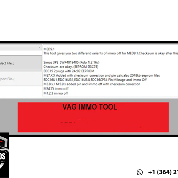 VAG IMMO + ECU TOOL — Professional Immobilizer & ECU Utility