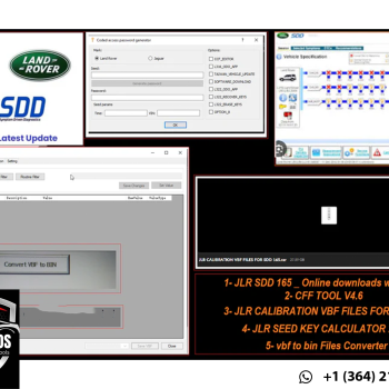 JLR SDD FULL PACKAGE – Latest Updates (Professional Installer Bundle)