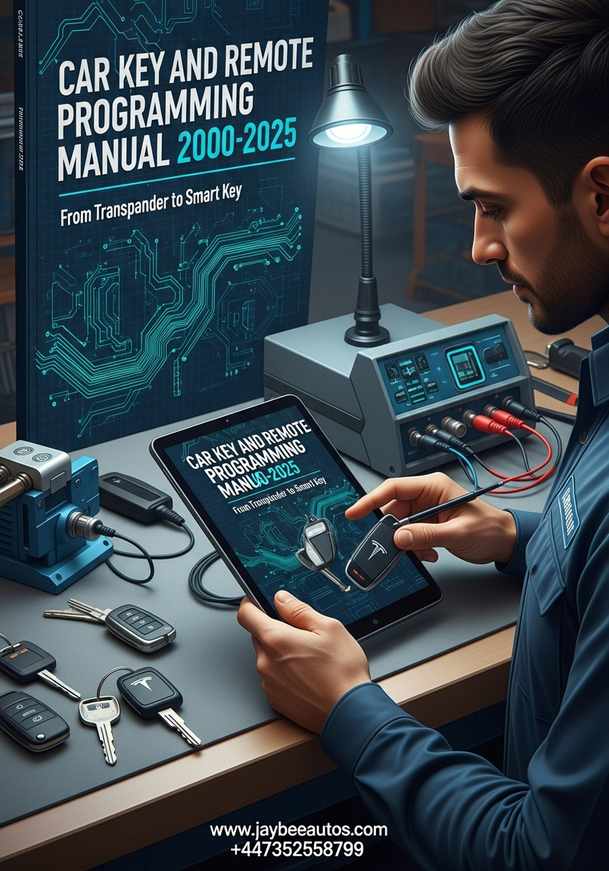 Car Key Programming Manual Cover with Contact Info_imagen Car Key Programming Manual Cover with Contact Info_imagen