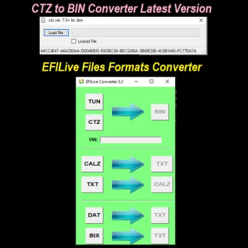 CTZ to BIN Converter (Latest Version) + EFILive Multi Files Format Converter