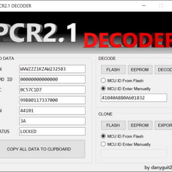 VAG PCR 2.1 Decoder IMMO OFF