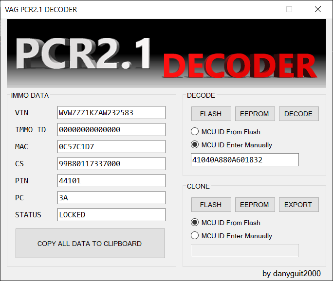 VAG-PCR2-1-DECODER