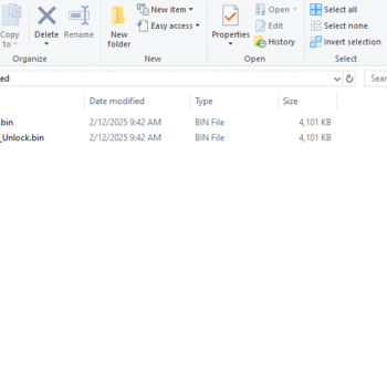 chalanger 5.7 Locked and unlocked files