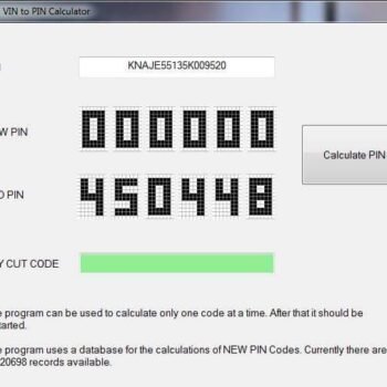 VIN to PIN KIA HYUNDAI Calculator