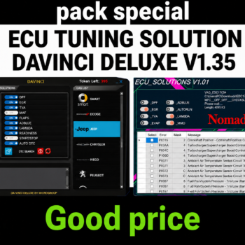 🔥PACK SPECIAL 🔥 ECU TUNING SOLUTION DAVINCI DELUXE V1.35