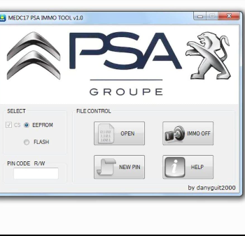 MEDC17 PSA IMMO TOOL V1.0