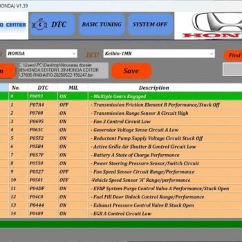 MULTI EDITOR (HONDA) V1.39